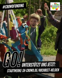 Crowd-Funding-Projekt: Die FRS-Hochbeethelden freuen sich über finanzielle Unterstützung.